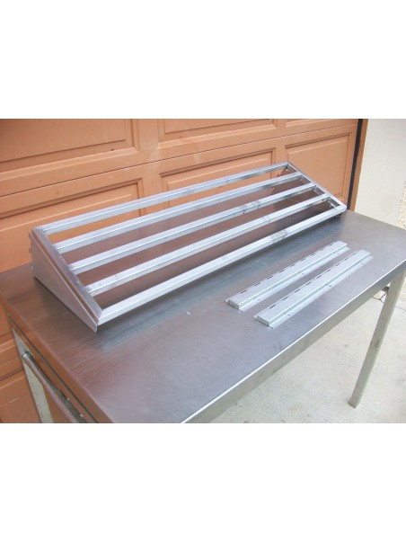 Etagère inox ajourée 100 x 30