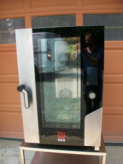 Four mixte + piètement inox