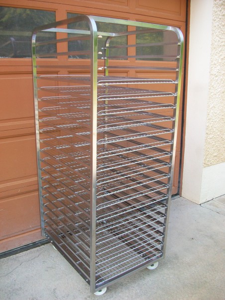 Echelle inox + grilles