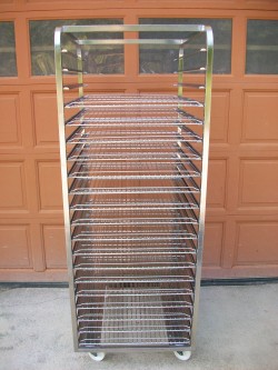 Echelle inox + grilles