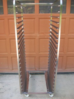 Echelle inox + grilles