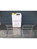 Supports muraux inox pour bidon