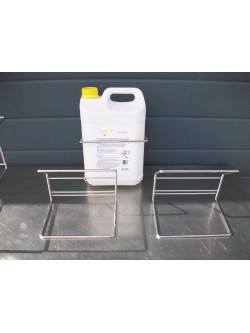 Supports muraux inox pour bidon