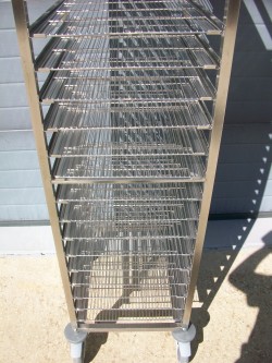 Echelle inox + grilles