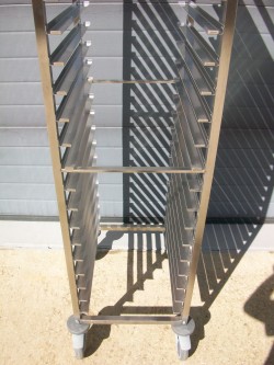 Echelle inox + grilles