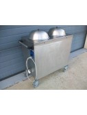 Chauffe assiettes mobile