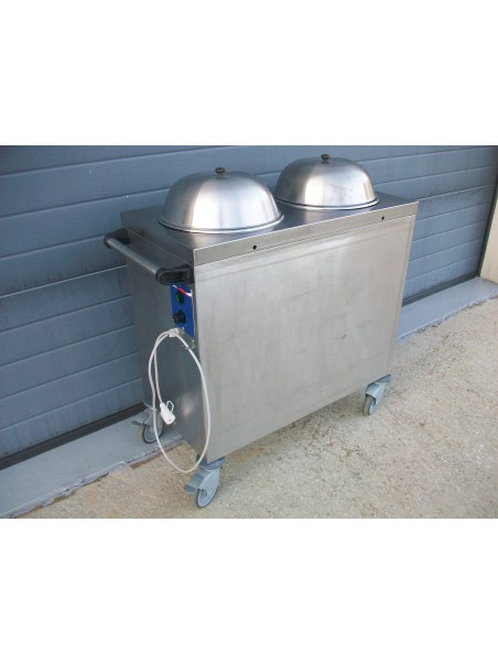 Chauffe assiettes mobile