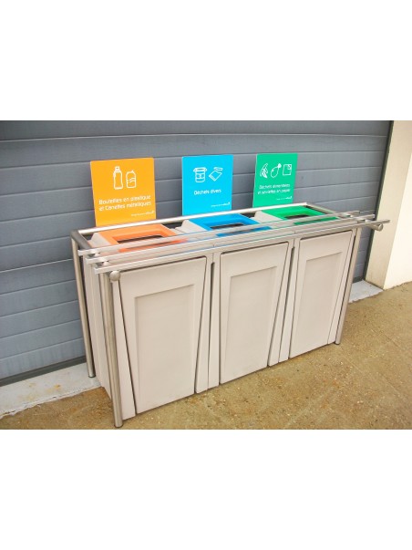 Poubelles tri sélectif