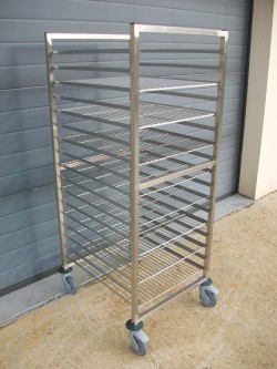 Echelle inox + grilles