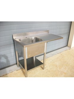 Plonge inox déclassée