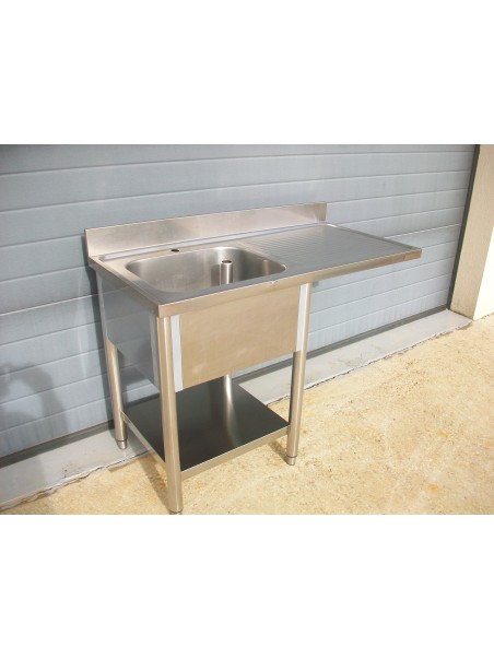 Plonge inox déclassée