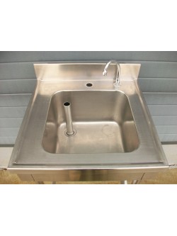 Plonge inox + lave main