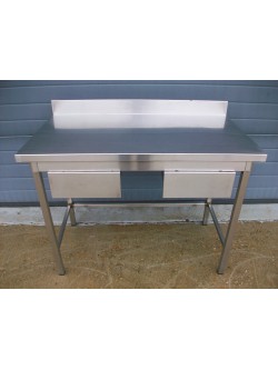 Table adossée 121.5 x 71