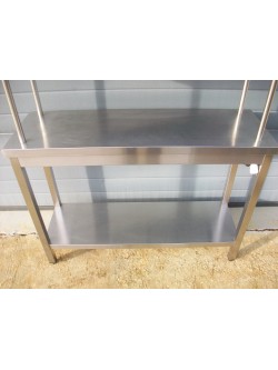 Passe chaud / Table inox 120 x 40