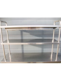 Passe chaud / Table inox 120 x 40
