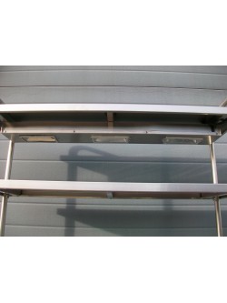 Passe chaud / Table inox 120 x 40