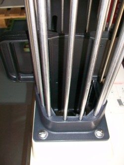 Coupe pain sur chariot