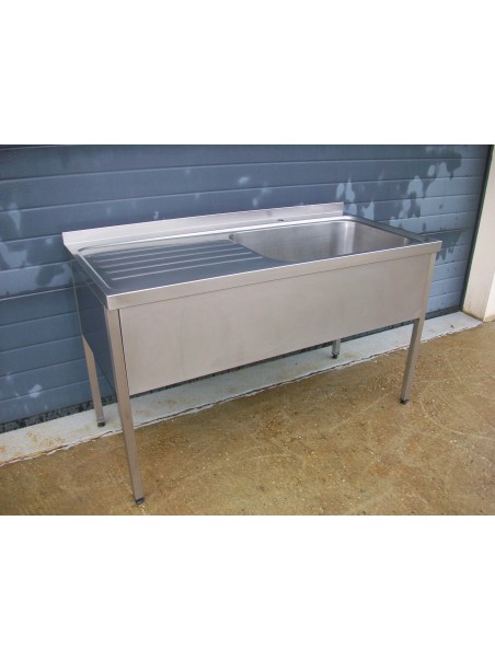 Plonge inox (grand bac)