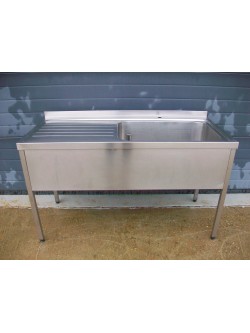 Plonge inox (grand bac)