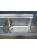 Plonge inox (grand bac)
