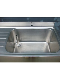 Plonge inox (grand bac)