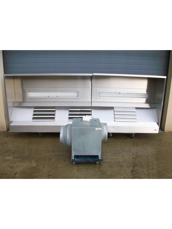 Hotte inox + moteur
