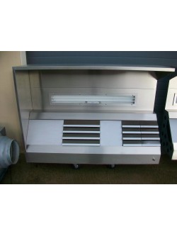 Hotte inox + moteur