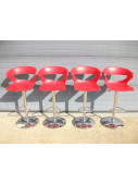 Lot de 4 tabourets de bar