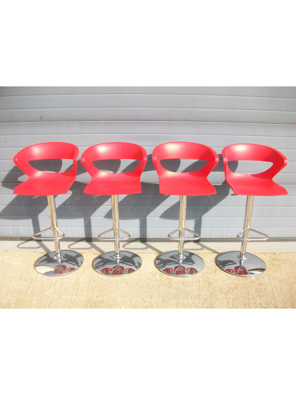 Lot de 4 tabourets de bar
