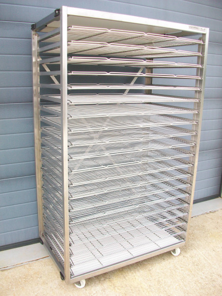 Echelle inox + grilles