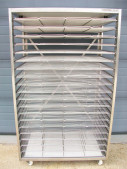 Echelle inox + grilles