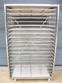 Echelle inox + grilles
