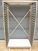 Echelle inox + grilles