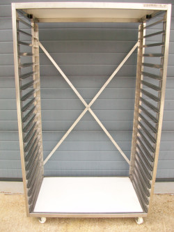 Echelle inox + grilles