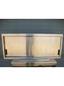 Placard inox mural
