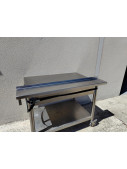 Etagère inox 120.5 x 20.5