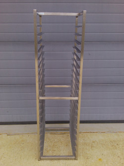 Echelle inox fixe 60 x 40 cm