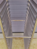 Echelle inox fixe 60 x 40 cm