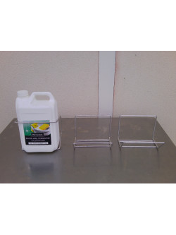 Supports muraux inox pour bidon