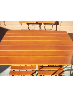 Table + chaises de terrasse